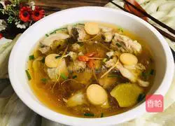 Illustration of how to make ginseng stewed mutton 11