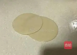 Illustration of how to make dumpling skin pie 1