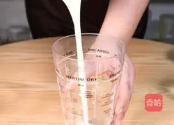 Illustration of Tremella Fungus and Horseshoe Fresh Milk Tea 2