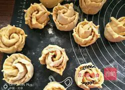 Yellow Rose Sweet Potato Rolls Recipe Illustration 14