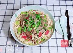 Illustration of how to make duck liver mushroom noodle soup 13