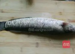 Illustration of how to make pickled cabbage, tofu and fish 1