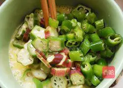 Okra scrambled eggs recipe 4