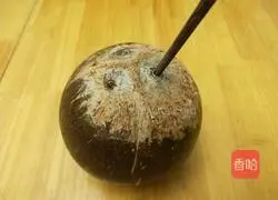 Illustration of how to make coconut chicken 2