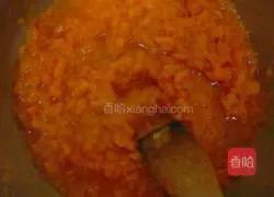 Illustration of making dough pumpkin cake 3