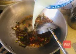 Illustration of how to make slurry water surface 6