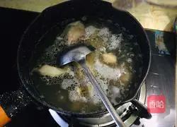 Illustration of how to make vermicelli mutton soup 6