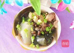 Black bean, kelp and white radish chicken soup recipe 18