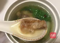 Illustration of how to make crispy meat soup 9