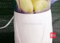 Illustration of how to make banana black sesame cake (xylitol) 2