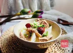 Illustration of how to make radish and beef brisket in clear soup 14