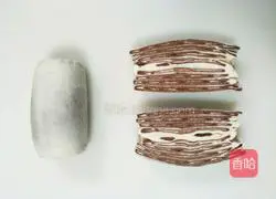 Illustration of how to make wood grain steamed buns 5