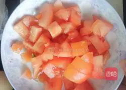 Illustration of how to make hot and sour tomato soup 2