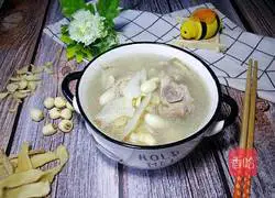 Lotus seed lily and Yuzhu soup recipe 10