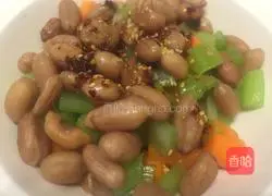 Illustration of how to make cold celery and peanuts 16