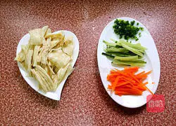 Illustration of how to stir-fry yuba 3