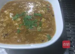 Illustration of making old-fashioned egg soup 3