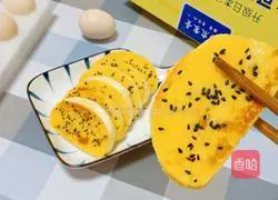 Illustration of how to make fried egg steamed bun slices 13