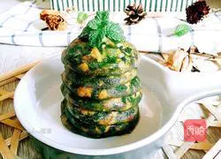 Illustration of how to make leek cakes 12