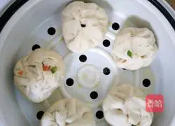 Illustration of how to make homemade lazy meat buns 6