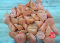 Illustration of carrot stewed mutton 4