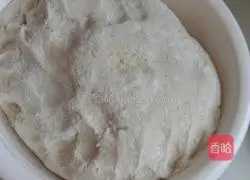 Illustration of making oatmeal and yam pancakes 4