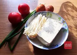Enoki mushroom tofu soup recipe 1