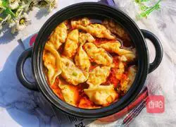 Illustration of how to make spicy and sour soup dumplings 9