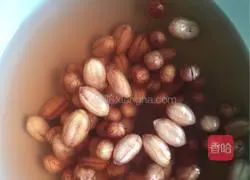 Illustration of how to make cold peanuts 2