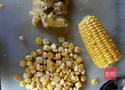 Illustration of how to make sweet corn soup 2