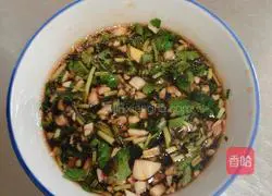 Illustration of how to make cold parsley and tofu shreds 5