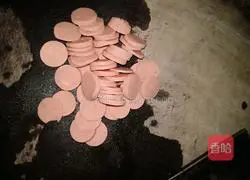 Illustration of how to make egg and ham pancakes 2