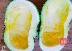 Illustration of Japanese melon stewed with shrimp skin 1