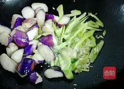 Illustration of home-cooked braised eggplant 6