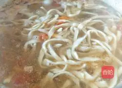 Illustration of hand-rolled noodles 13