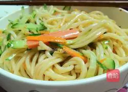 Cold noodles recipe 6