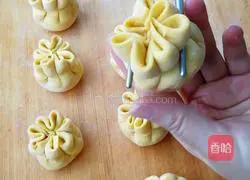How to make lucky bag bean paste buns 5