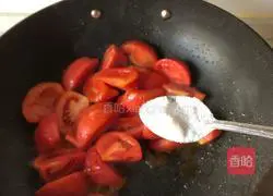 Illustration of how to make tomato and egg soup 3