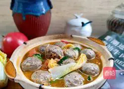 Recipe for tomato sauce beef ball soup Illustration 4