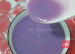 Illustration of how to make purple sweet potato, oatmeal and soy milk 6
