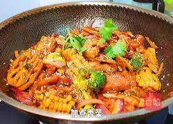 Illustration of homemade spicy hot pot 24