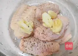 Illustration of grilled chicken wings 3