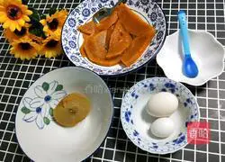 Apple pumpkin egg yolk paste recipe 1