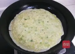 Illustration of how to make green pepper and shrimp cakes 11