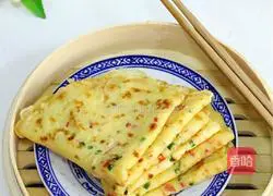 Illustration of how to make carrot and egg pancakes 17