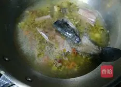 Illustration of how to make pickled cabbage, tofu and fish 11