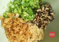 Illustration of how to make cornmeal dumplings 1