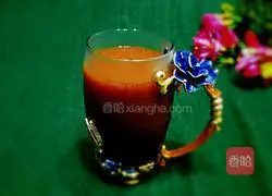Illustration of how to make red date ice drink 13