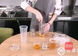 Internet celebrity Nayuki's tea | Illustration of how to make domineering oranges 3