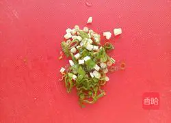 Illustration of how to make scallion-flavored dough cake 3